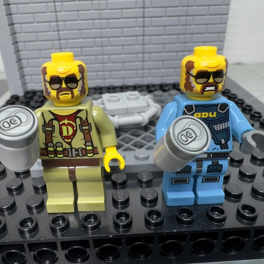 Lego Drinking Bros - Mini-figure Lot of 2
